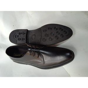 Black Laced Official Leather Shoes for Men