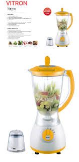 Vitron VB-Y44, 1.5L 2 In 1 Countertop Blender with Grinding Machine and Coffee Mill Fruit  Juicer with Powerful 4 Speed Motor VB-Y44