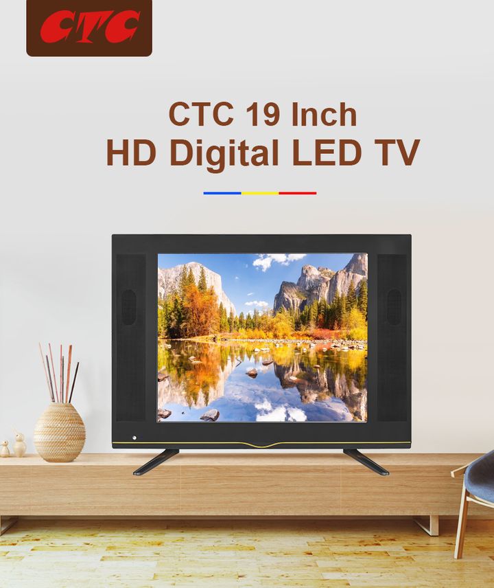 CTC 19SP17CT2 19 ; Inches Digital TV HD Television with 12 Months WarranCompact and reliable, the 19" CTC Digital TV delivers crisp visuals in a sleek design, ideal for bedrooms or kitchen spaces.
