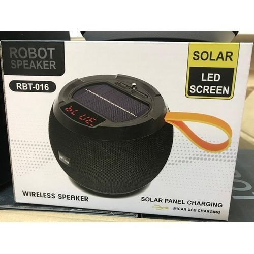 RBT Robot Powerful Portable RBT-016 Bluetooth Speaker.fm, usb, aux, Solar/Electricity rechargeable
