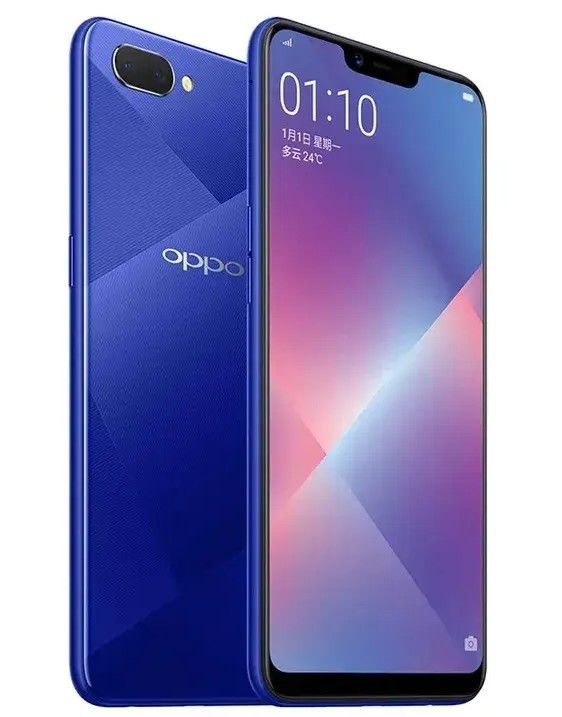 OPPO A3S (REFURBISHED) – 13MP + 2MP DUAL CAMERA | 64GB ROM + 4GB RAM | 4230MAH BATTERY | 6.2" NOTCH DISPLAY | FACE UNLOCK