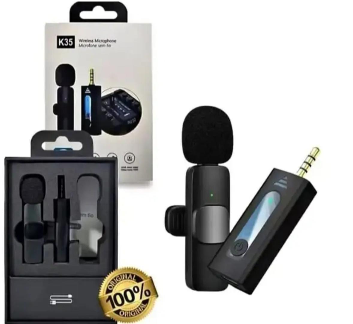 K35 Double Lapel Wireless Microphone