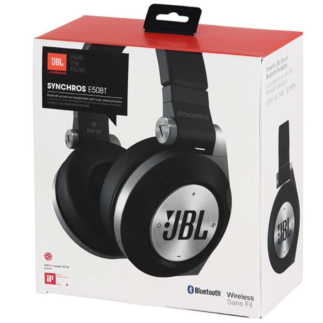 JBL E50BT Wireless Headphones-Noise Cancelling . Fast Charge Headphones, Wireless, Premium Active Noise Cancellation Technology