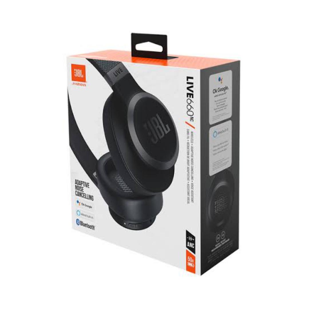 JBL Live660 Wireless Headphones-Noise Cancelling Light weight headphones with active premium noise cancellation technology