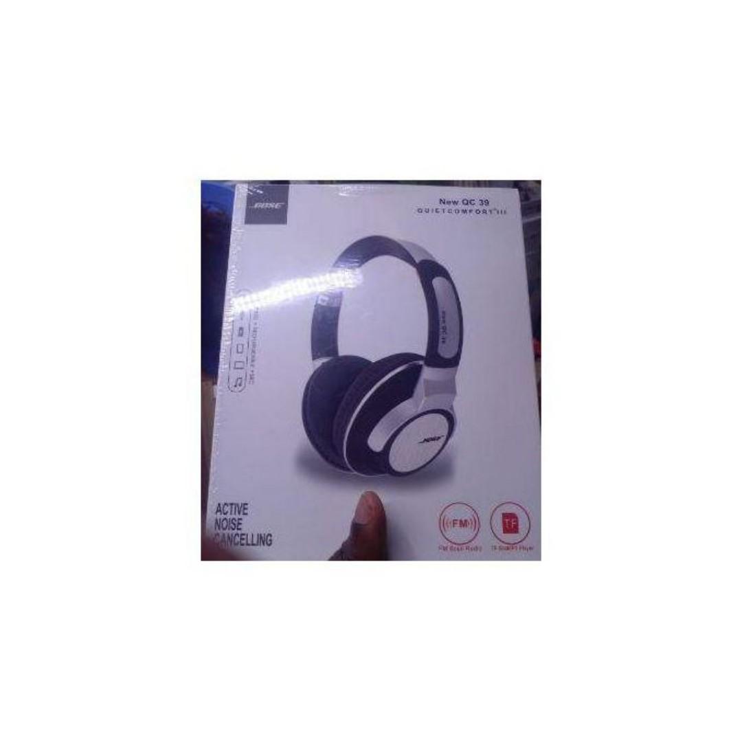 Bose QC39 Wireless Headphones-Noise Cancelling - Bluetooth Enabled , Premium voice cancelling technology, built in mic for calls ,