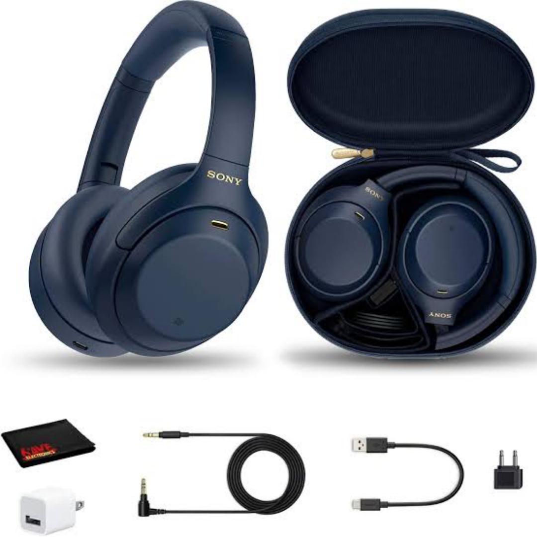 Sony WH-1000XM4 Wireless Headphones-Noise Cancelling, Bluetooth Enabled with Premium Active Noice Cancelling Overhead Headphones with built in Mic for Phone Call and Alexa Voice Control Technology