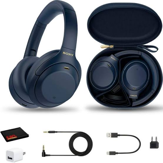 Sony WH-1000XM4 Wireless Headphones-Noise Cancelling, Bluetooth Enabled with Premium Active Noice Cancelling Overhead Headphones with built in Mic for Phone Call and Alexa Voice Control Technology