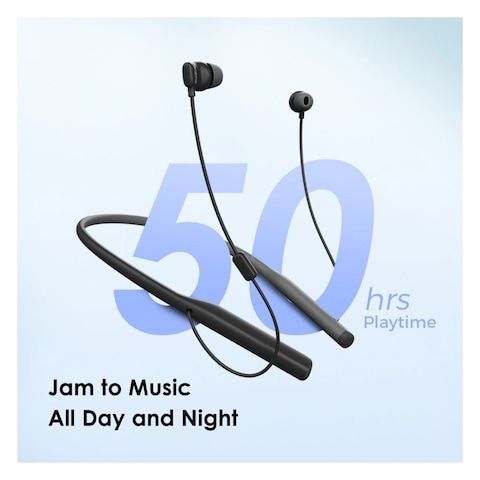 Oraimo Wireless Earphones -Neckband Light Weight  NeckbandEarphones, , Noise Cancellation Technology Active