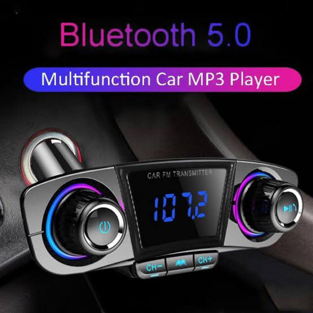 M20 Car Modulator, Bluetooth Dual Usb Car Fm Player 12-24 V