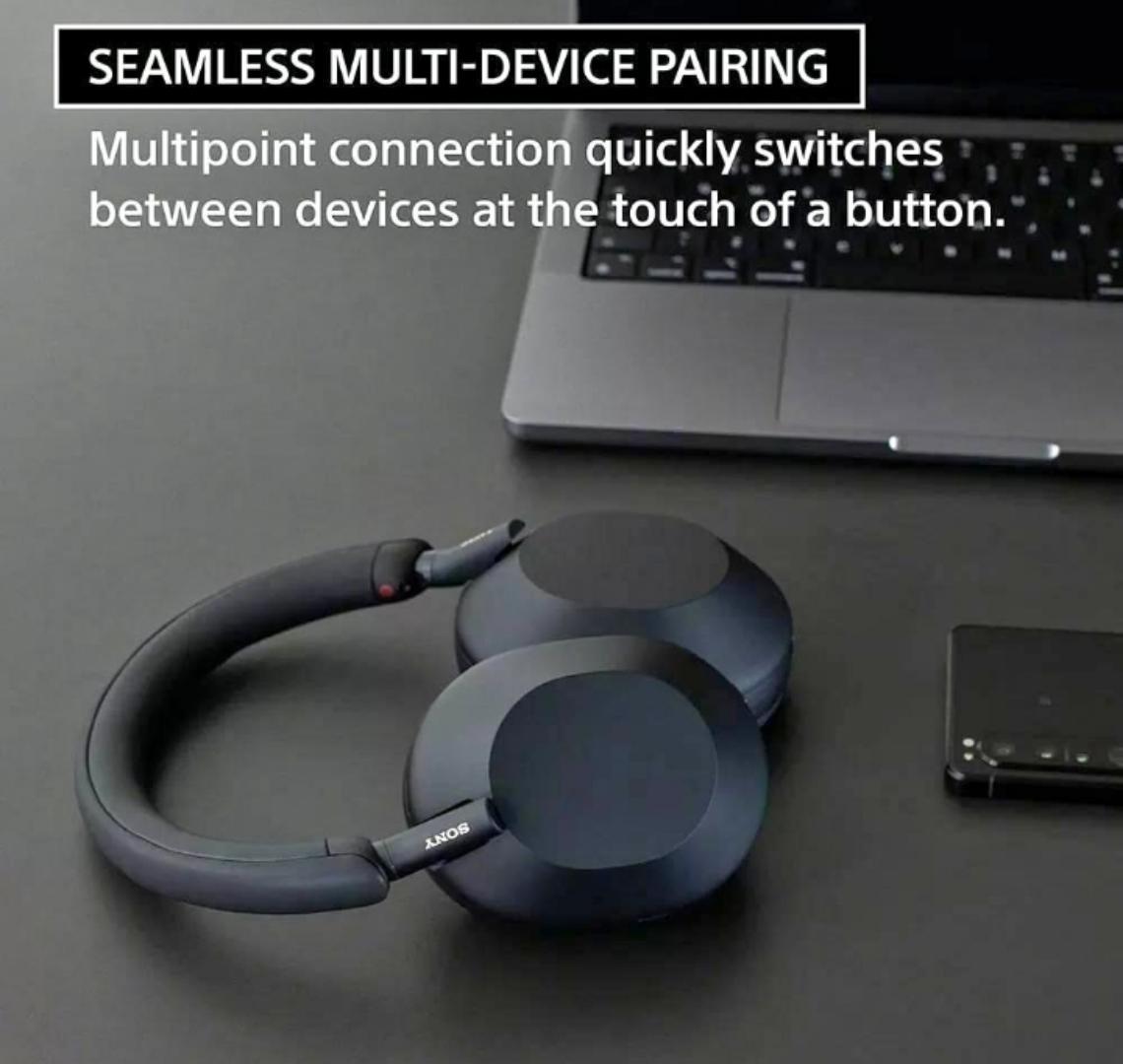 Sony WH-1000XM5 Wireless Headphones-Noise Cancelling Technology, Built in Mic , Bluetooth Enabled Overhead Headphones