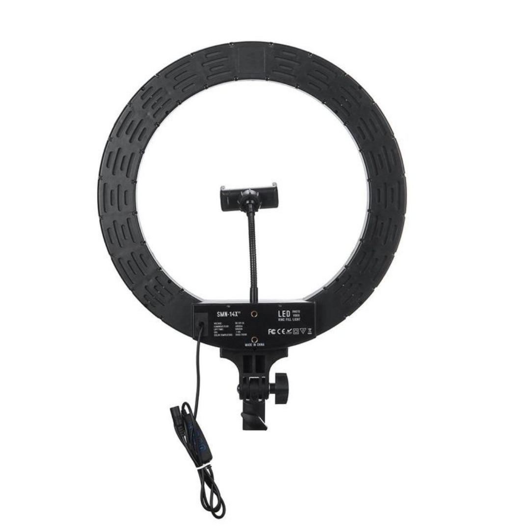 10" Led Soft Ring Light with 2.1 M Adjustable Tripod and a Phone Holder for Photography and Selfie