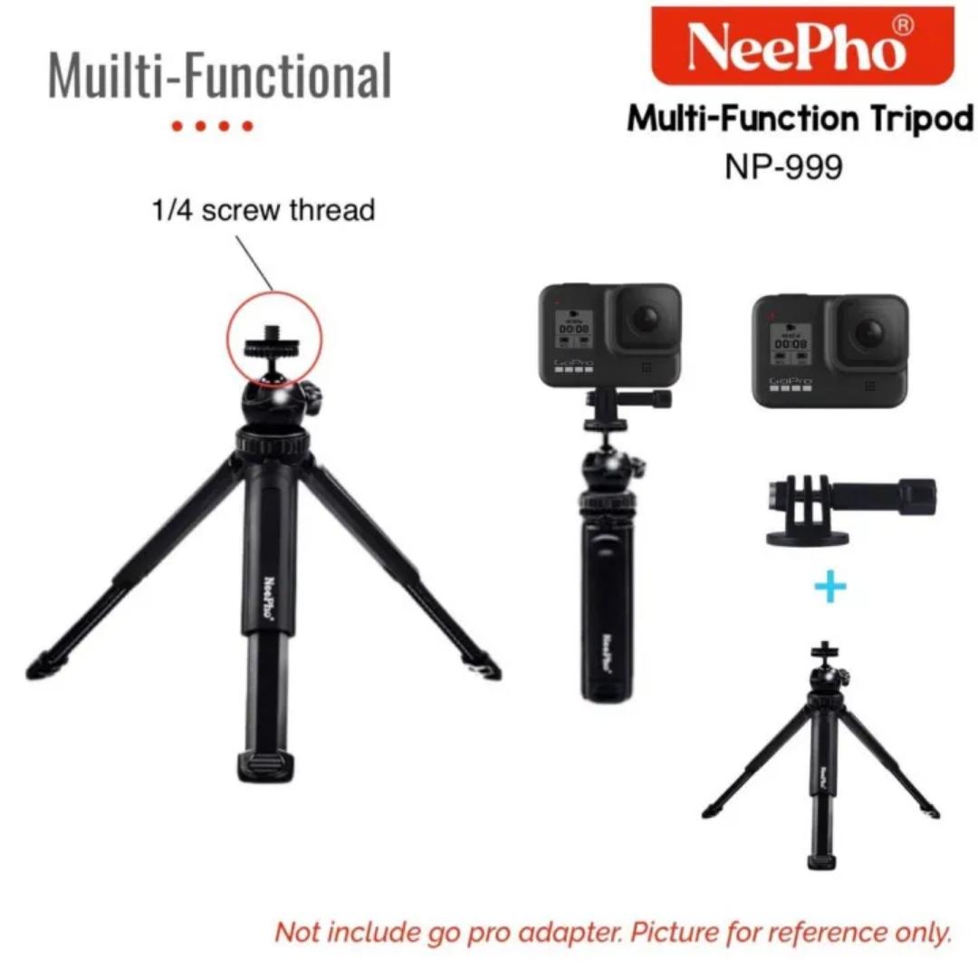 Neepho NP-999 Tripod Multifunction Tripod with handheld extendable Selfie Stick