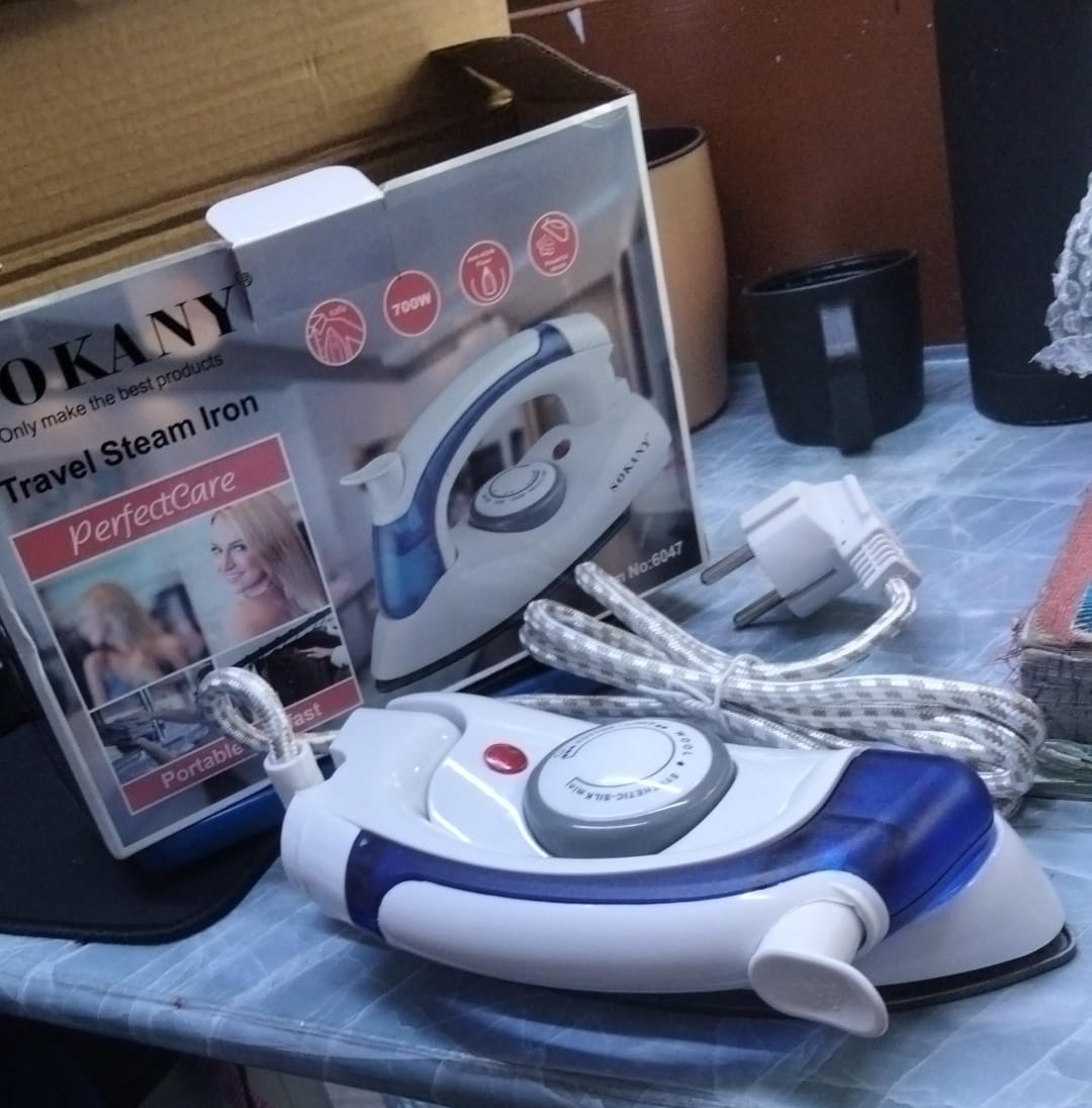 NEW ARRIVALS JUST FOR YOU FROM KILLIMALL 🎊 🎄 Sokany Foldable Electrical Steam Travel Iron Box easy to use and it’s the perfect size to bring along while traveling