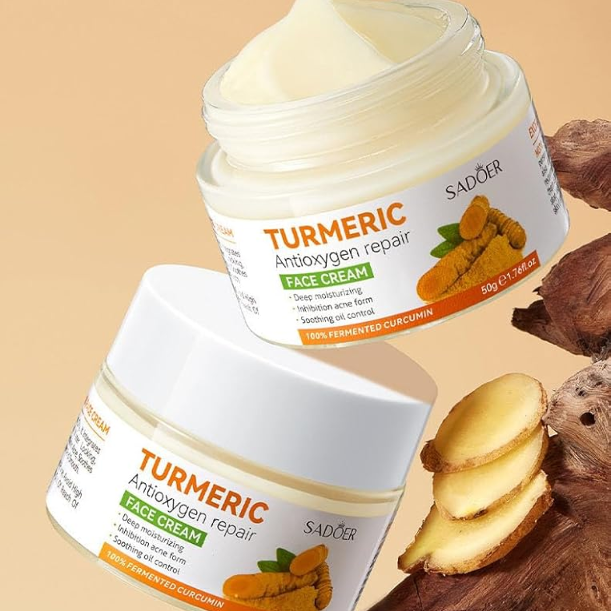 SADOER Nourishing and Hydrating Turmeric Antioxidant Repair Cream,Face cream