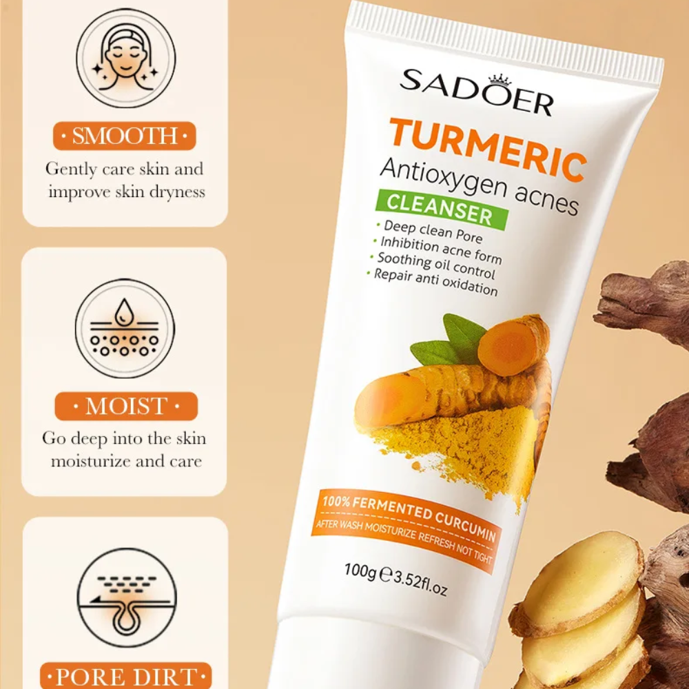 Turmeric Skincare Set For Anti-Aging Glowing Skin,Include Face Cleanser- Turmeric Oil Serum-Toner-Face Cream-Tumeric Soap-3*Sheet Mask For Dark Spot Corrector Remover Anti Aging Firming(Set)