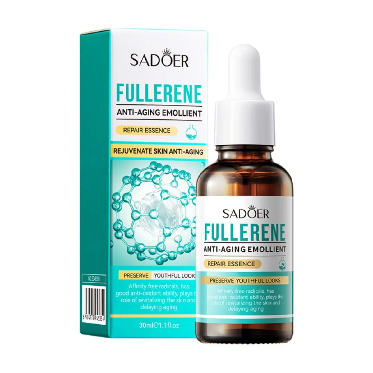 SADOER Fullerene Anti Aging Rejuvenate Repair Essence Serum 30ml