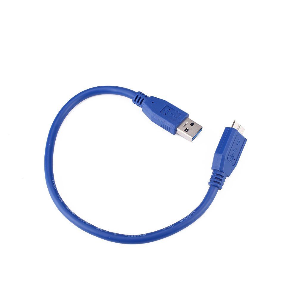 USB 3.0 Micro External HDD Hard Drive Disk Cable BLUE