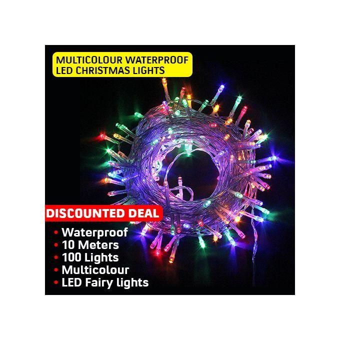 Christmas Xmas String Lights Outdoor 10M LED Waterproof Fairy Wedding/Party Multi-Colored RGB