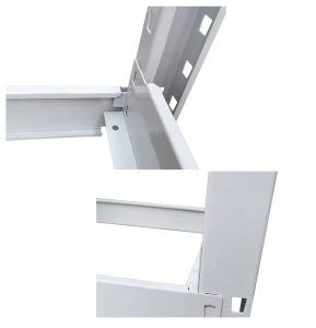 WHITE 5-Tier Shelves Metal Adjustable Storage 90*40*180cm Shelving Boltless Coated