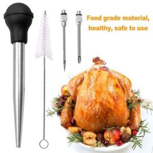 baster cooking meat poultry marinade food flavor basting pump kitchen outdoor bbq