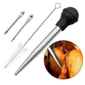 baster cooking meat poultry marinade food flavor basting pump kitchen outdoor bbq