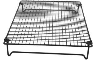 Cooling Rack with Collapsible Folding Legs Cooling Racks for Cooking and Baking Cooling Net Oven Accessories black