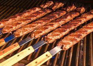Skewers Kebab Stainless Steel Barbecue Metal BBQ  for grilling turkish Lebanese kebob