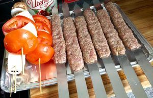 Skewers Kebab Stainless Steel Barbecue Metal BBQ  for grilling turkish Lebanese kebob