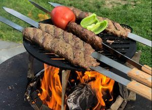 Skewers Kebab Stainless Steel Barbecue Metal BBQ  for grilling turkish Lebanese kebob
