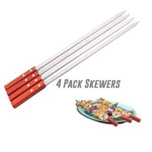 Skewers Kebab Stainless Steel Barbecue Metal BBQ  for grilling turkish Lebanese kebob