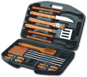 BBQ Kit Barbecue Steel Set Spatula Fork Skewer