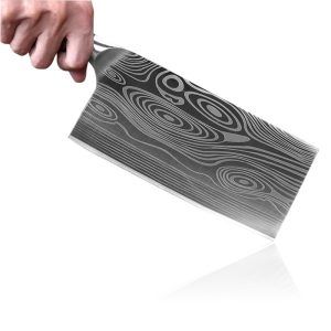 Stainless Steel Kitchen Cleaver Knife Meat Professional Chef Butchers Knife LARGE