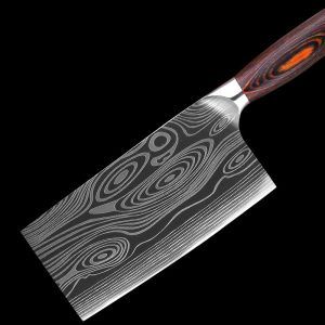 Stainless Steel Kitchen Cleaver Knife Meat Professional Chef Butchers Knife LARGE