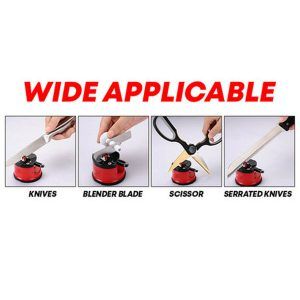 Knife Sharpener Scissors Suction Chef Kitchen Sharpening