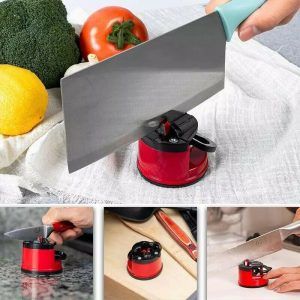 Knife Sharpener Scissors Suction Chef Kitchen Sharpening