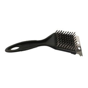 Grill Brush Brass Cleaning Scraper Grime cleaner BBQ kitchen metallic