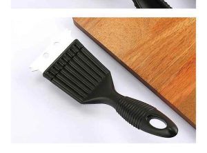 Grill Brush Brass Cleaning Scraper Grime cleaner BBQ kitchen metallic