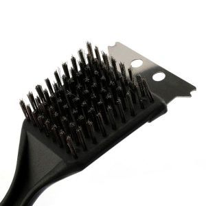 Grill Brush Brass Cleaning Scraper Grime cleaner BBQ kitchen metallic