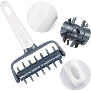 Pizza Needle Roller Dough Bread Pin Crust Cake Pie Cookies Cutter Puncher Hole