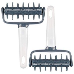 Pizza Needle Roller Dough Bread Pin Crust Cake Pie Cookies Cutter Puncher Hole