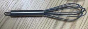 Silicone Whisk Stainless Steel Nonstick Heat Resist metallic
