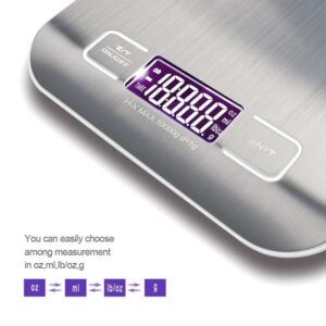 Food Scale 10kg and 5kg/1g Kitchen Digital Electronic Weighing LCD