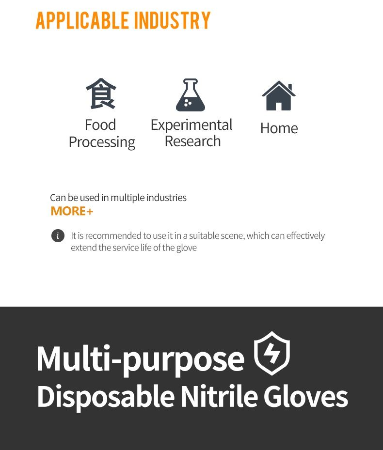 100 Black Nitrile PVC Gloves Latex Rubber Chef Kitchen Cooking Tattoo SMALL / MEDIUM / LARGE