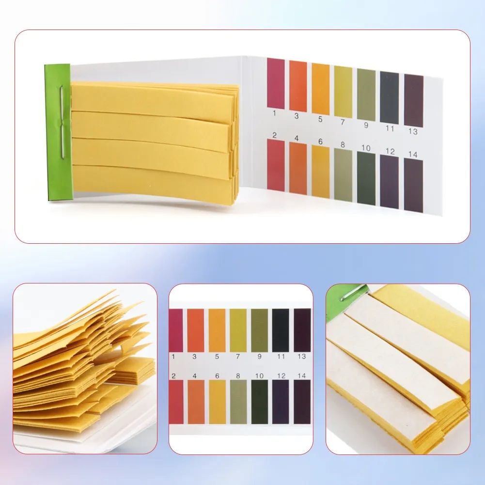 80 Pieces PH Test Strips Papers + 1-14 Meters/Indicator Paper Litmus Tester Urine & Saliva Liquid