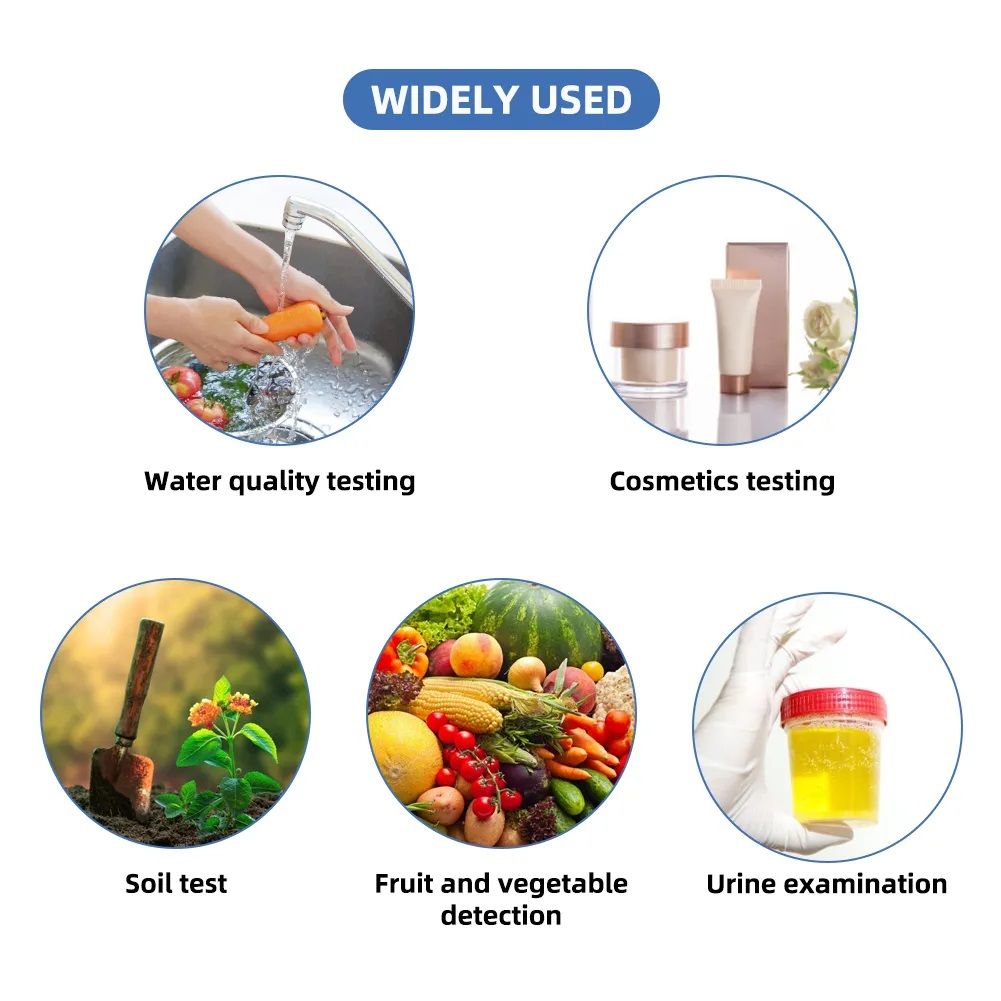 80 Pieces PH Test Strips Papers + 1-14 Meters/Indicator Paper Litmus Tester Urine & Saliva Liquid