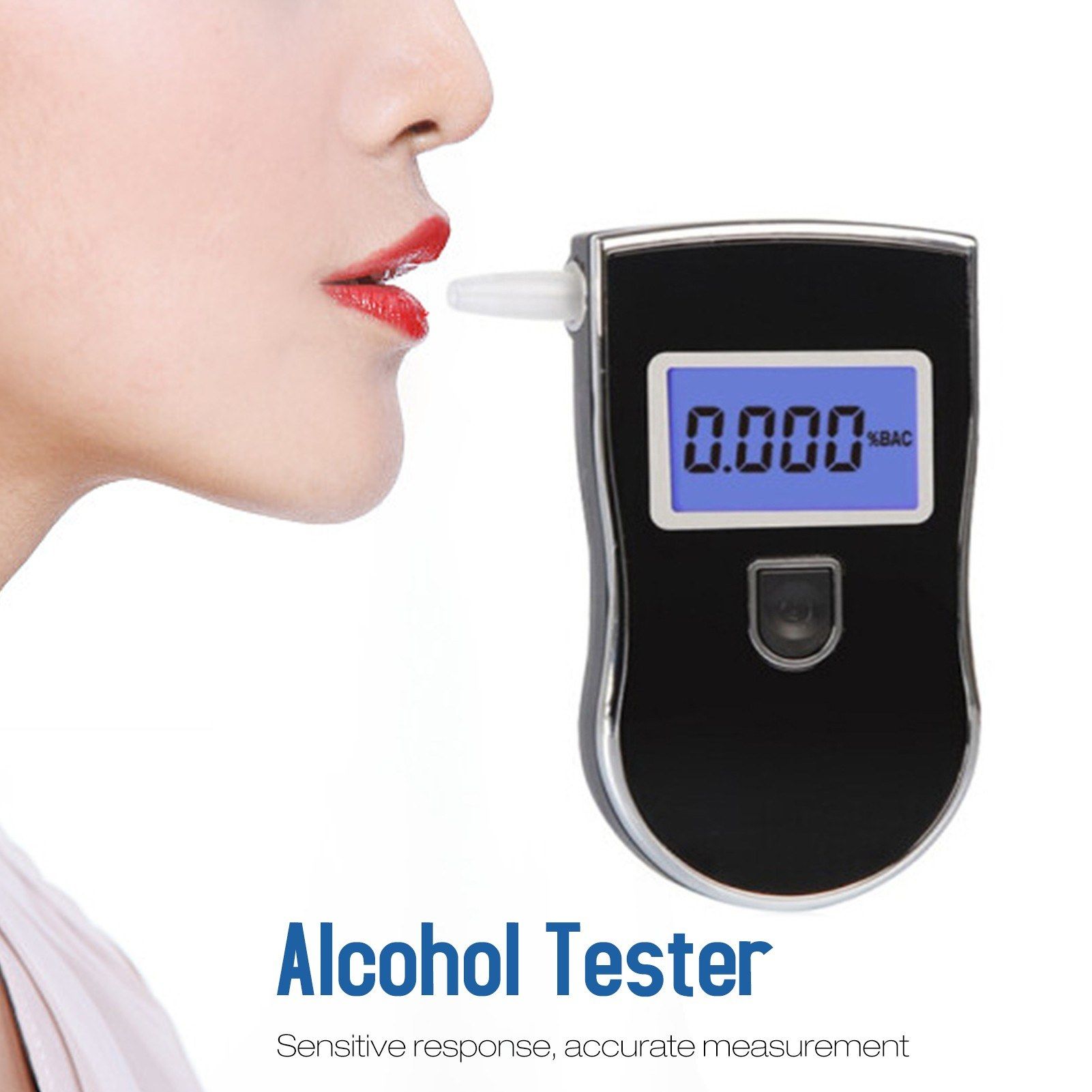 Alcohol Tester Handheld Breathalyzer Alcoblow Meter checker LCD