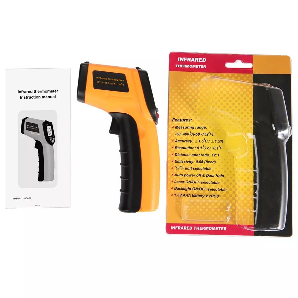 Contactless Infrared Industrial Digital Thermometer Gun Food Temperature