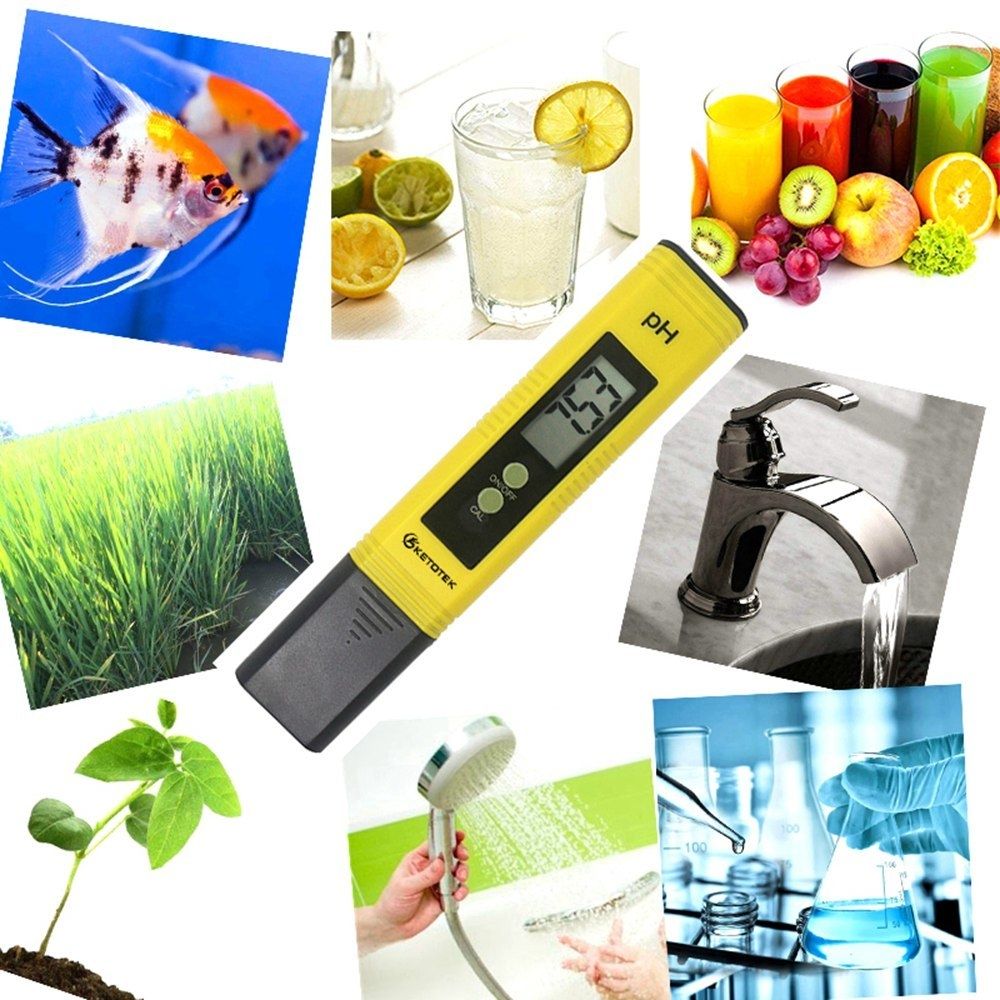 Digital ATC PH Meter 0.00~14.00 FREE BATTERY And CALIBRATION Buffer POWDER + TDS