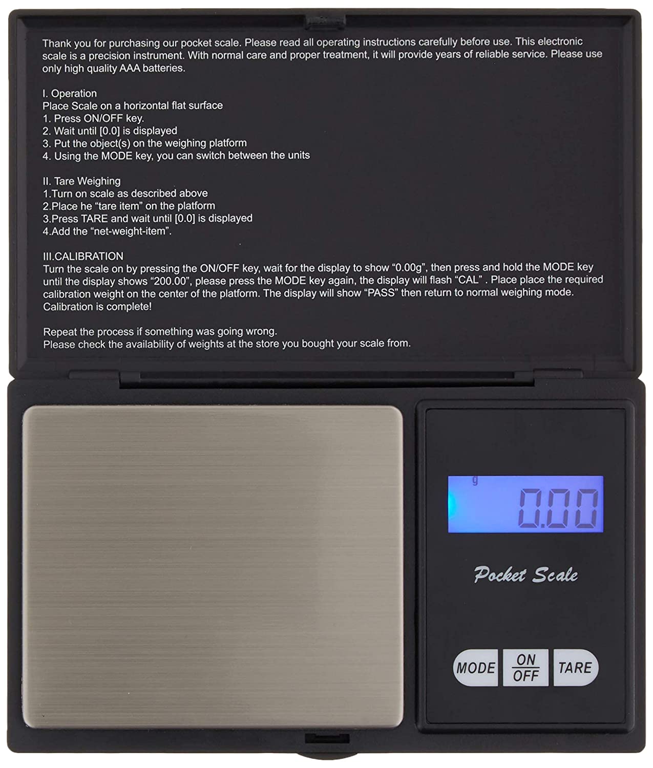 Mini Micro Digital Scale Electronic Pocket Jewelry Gram Weighing 0.01 to 500g 0.5kg