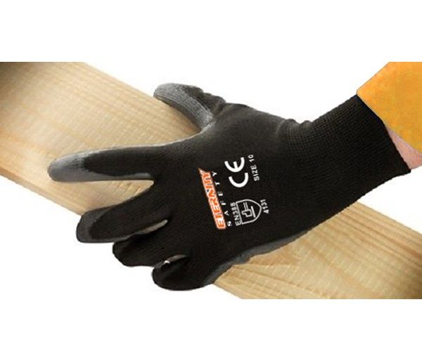 Polyester Garden Glove Factory Heavy Duty Grip Diamond Super Resistant